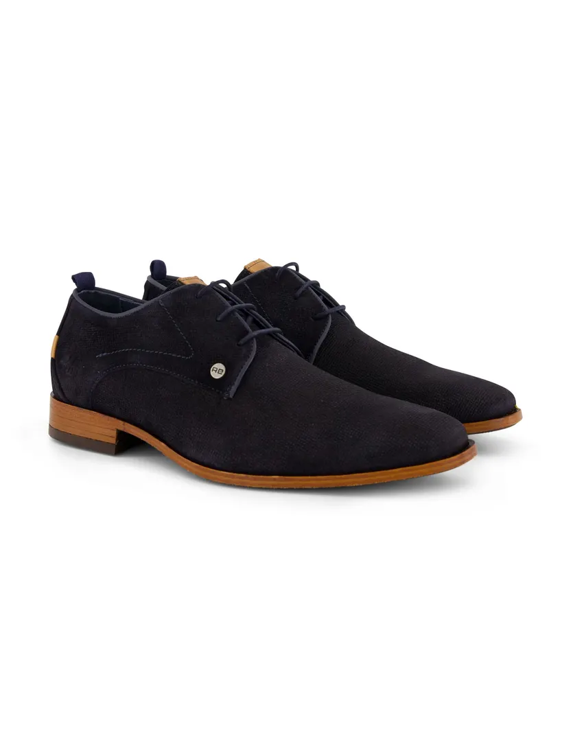 Schoenen Rehab donkerblauw veterschoenen