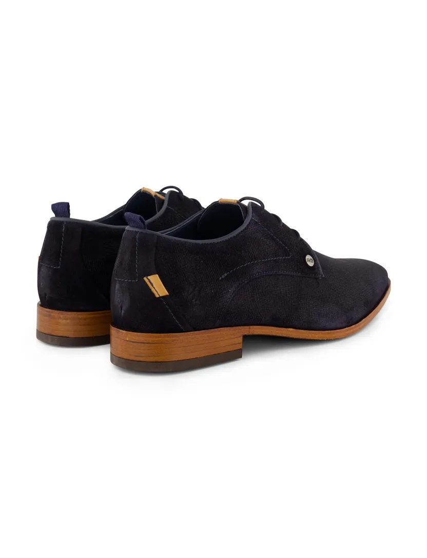 Schoenen Rehab donkerblauw veterschoenen