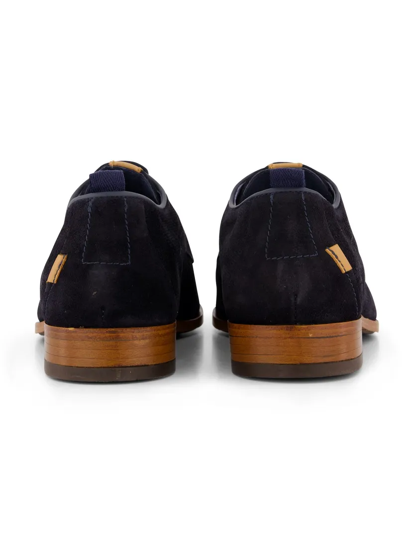 Schoenen Rehab donkerblauw veterschoenen