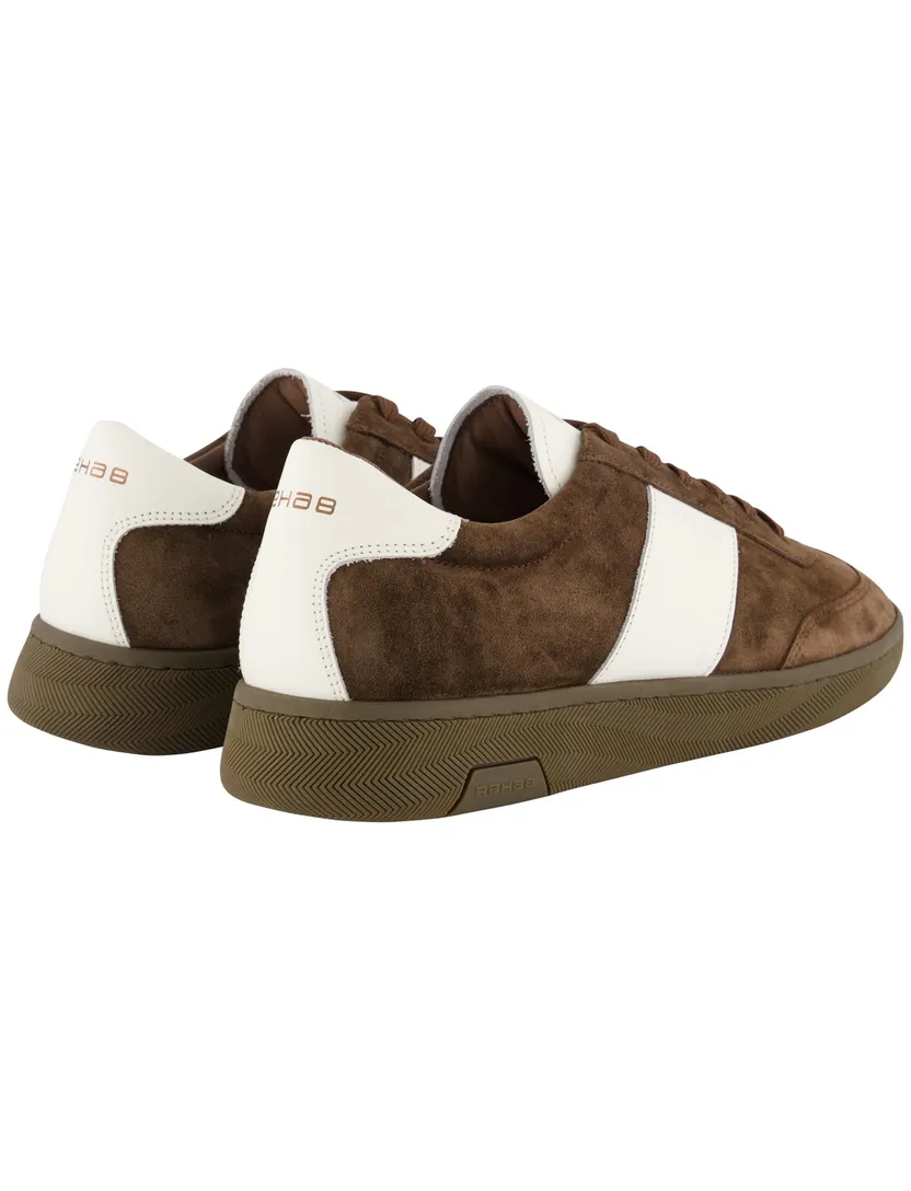 Schoenen Rehab bruin sneakers geprint