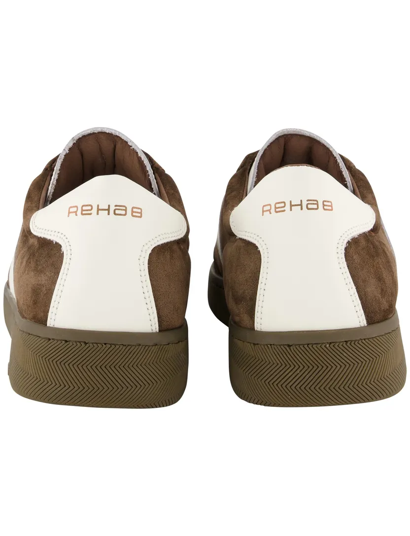 Schoenen Rehab bruin sneakers geprint