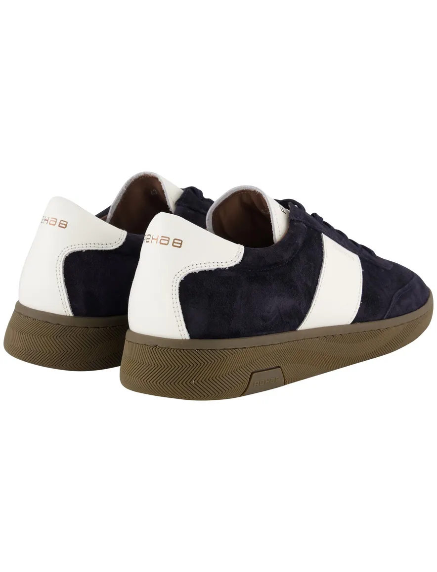 Rehab sneakers donkerblauw geprint