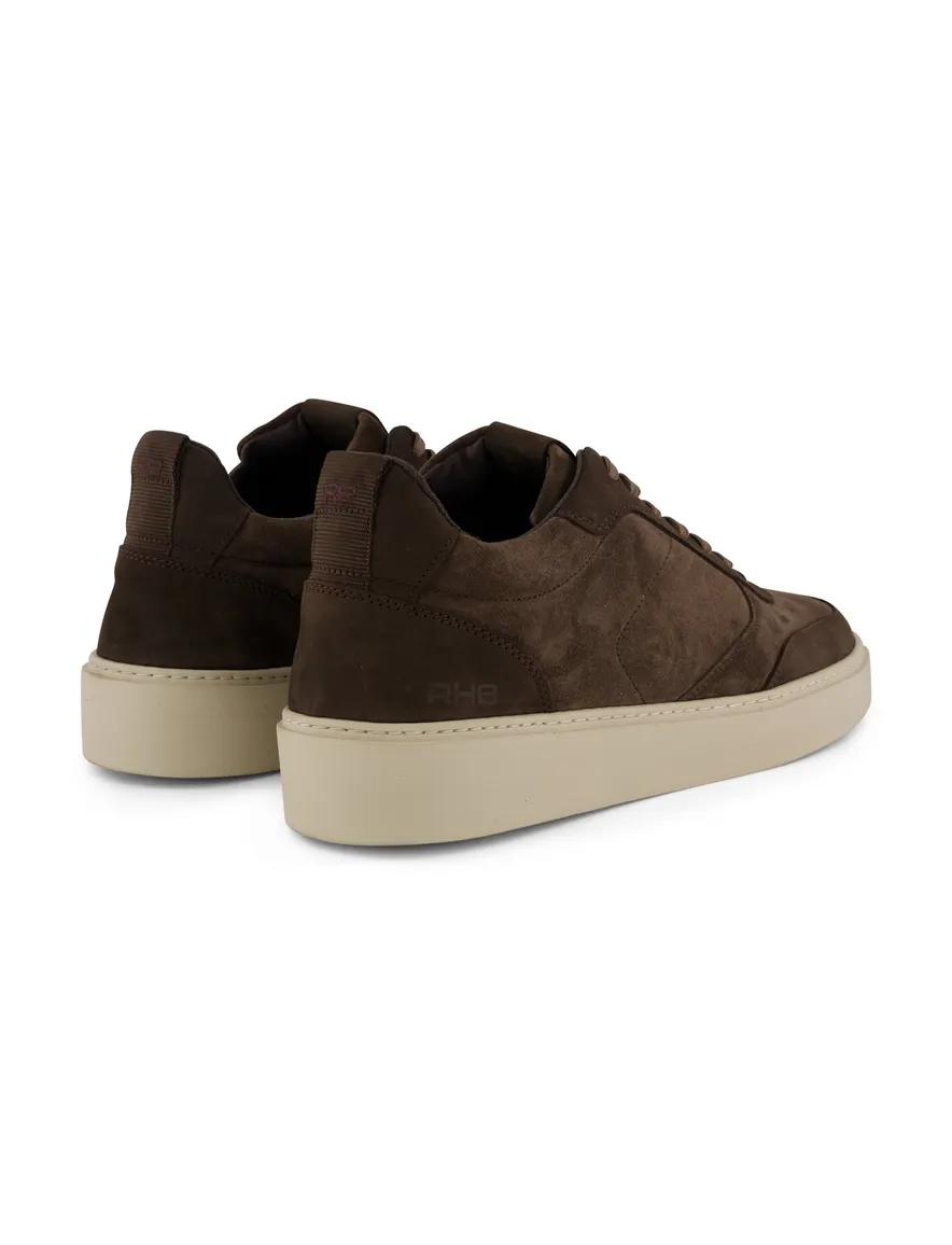 Rehab bruine leren sneakers