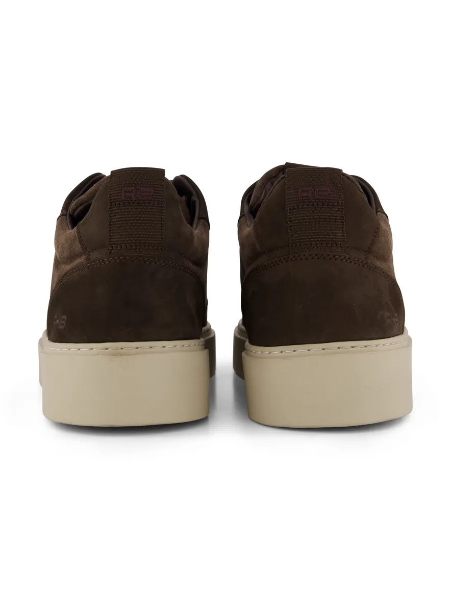 Rehab bruine leren sneakers