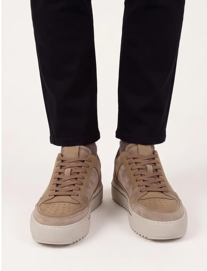 Sneakers Rehab grijs leer