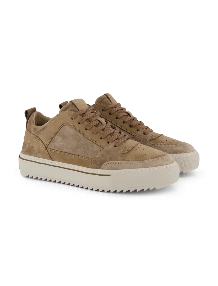 Sneakers Rehab grijs leer