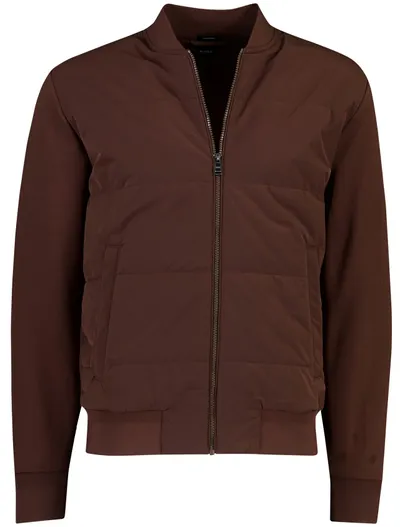 Hugo Boss Gewatteerde jas BOSS Black bruin