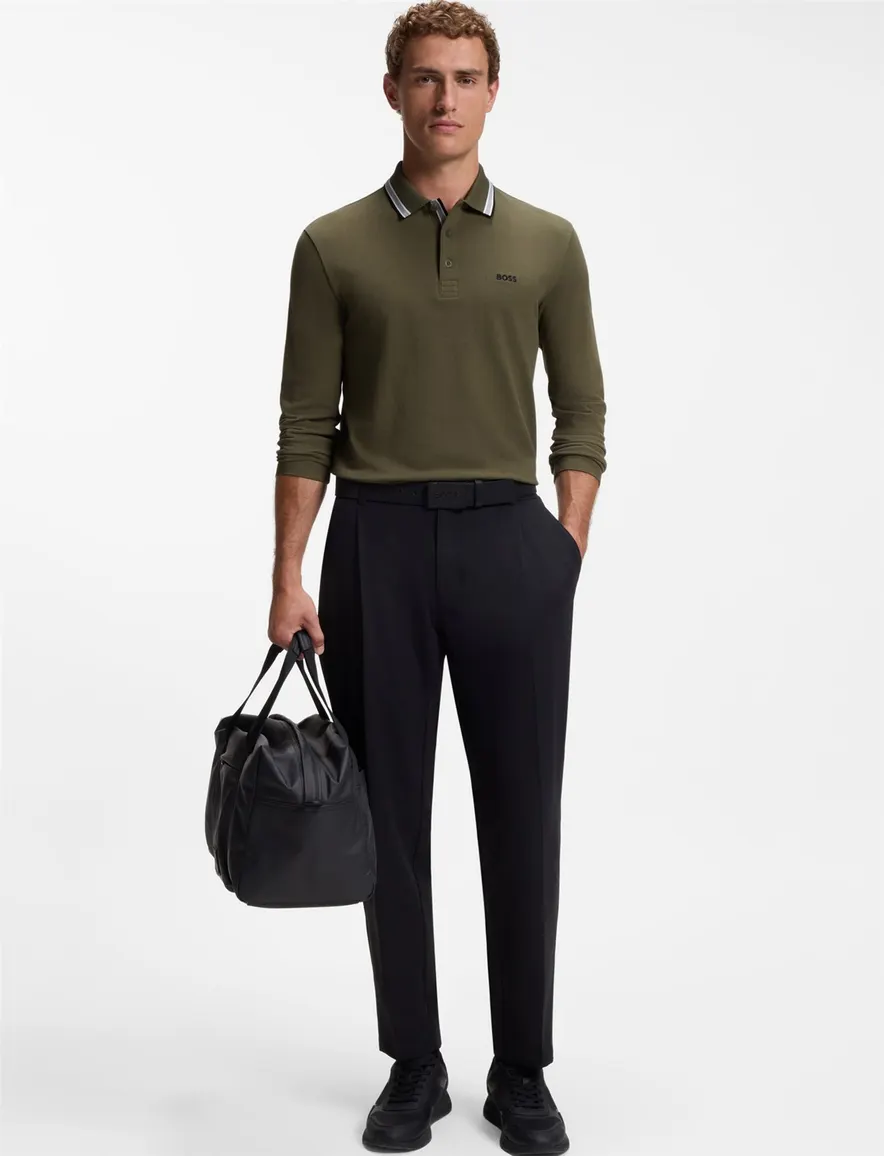 Poloshirt BOSS groen