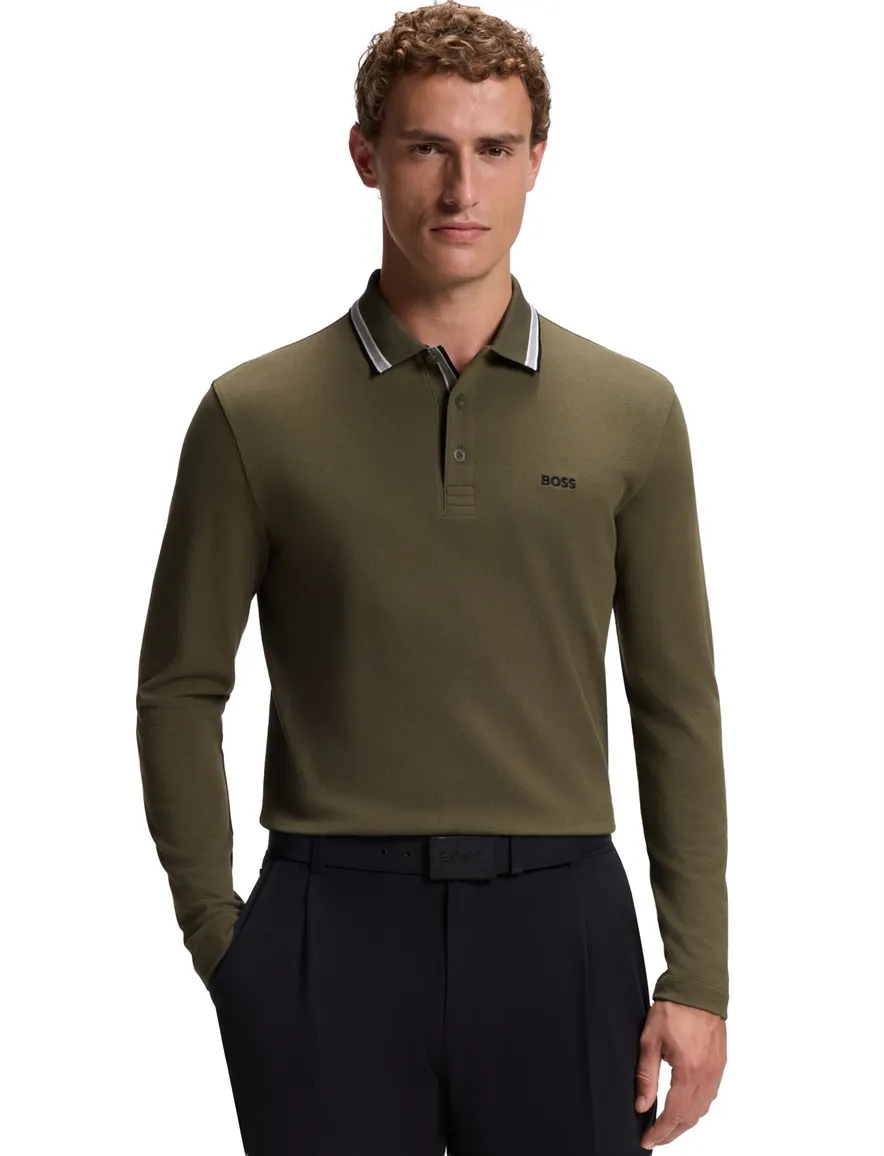 Poloshirt BOSS groen