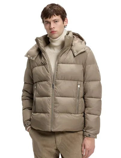 Hugo Boss BOSS Black pufferjas beige gevoerd
