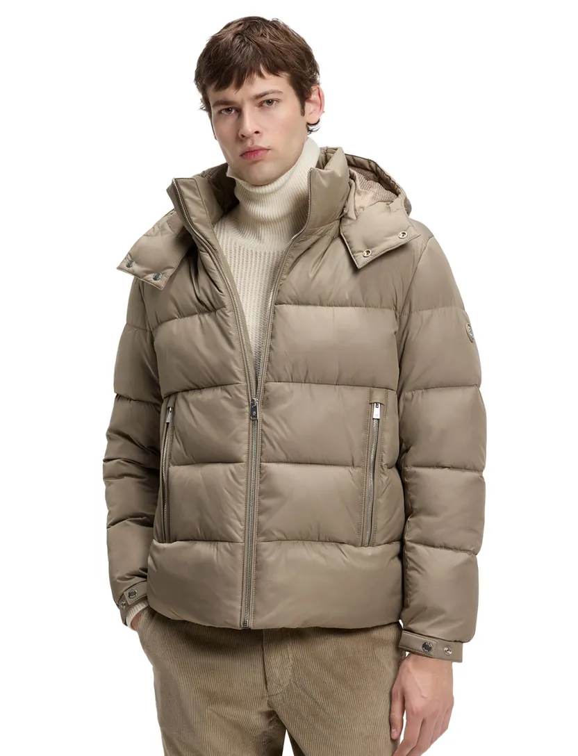 Pufferjas BOSS Black beige gevoerd