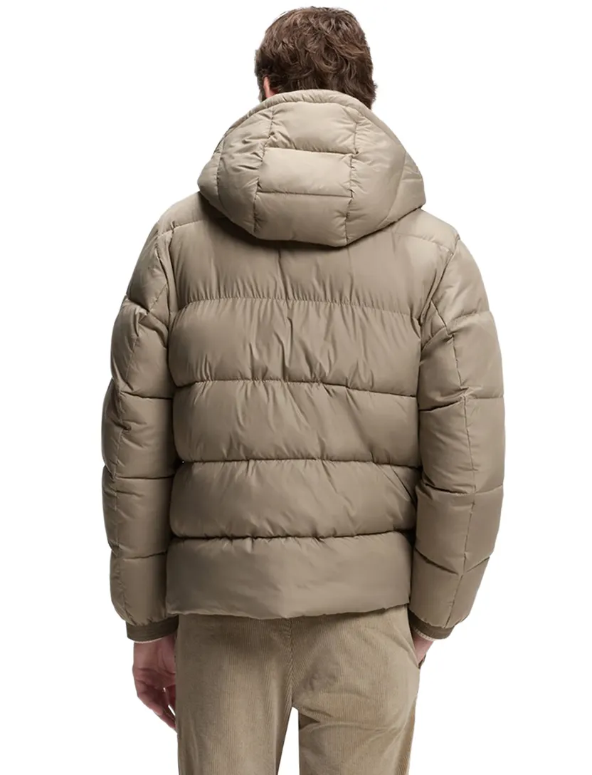 Pufferjas BOSS Black beige gevoerd