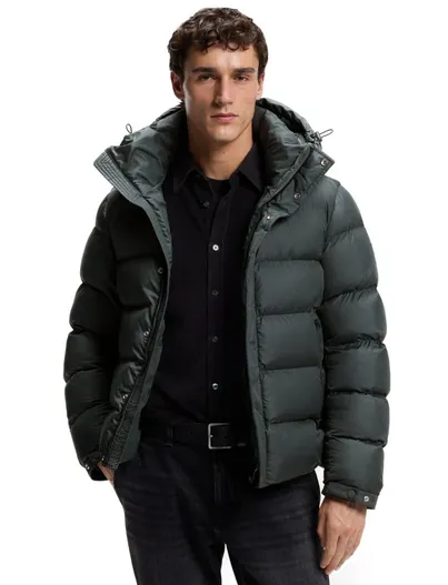 Hugo Boss Pufferjas BOSS Omaris groen