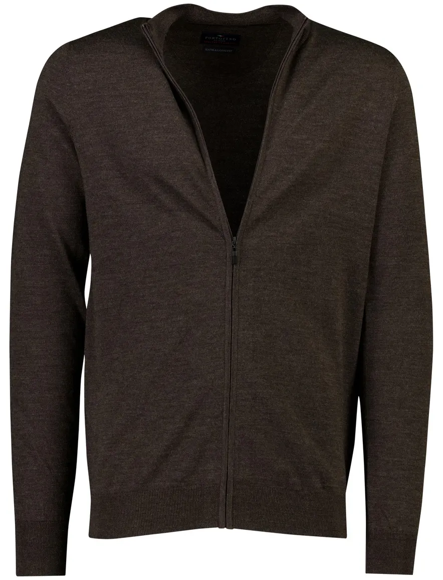 Vest Portofino bruin