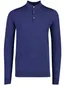 Poloshirt Portofino donkerblauw merinowol