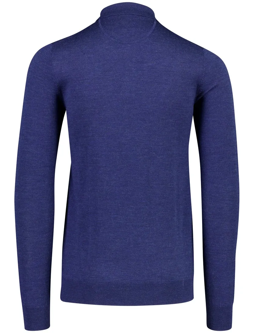 Poloshirt Portofino donkerblauw merinowol