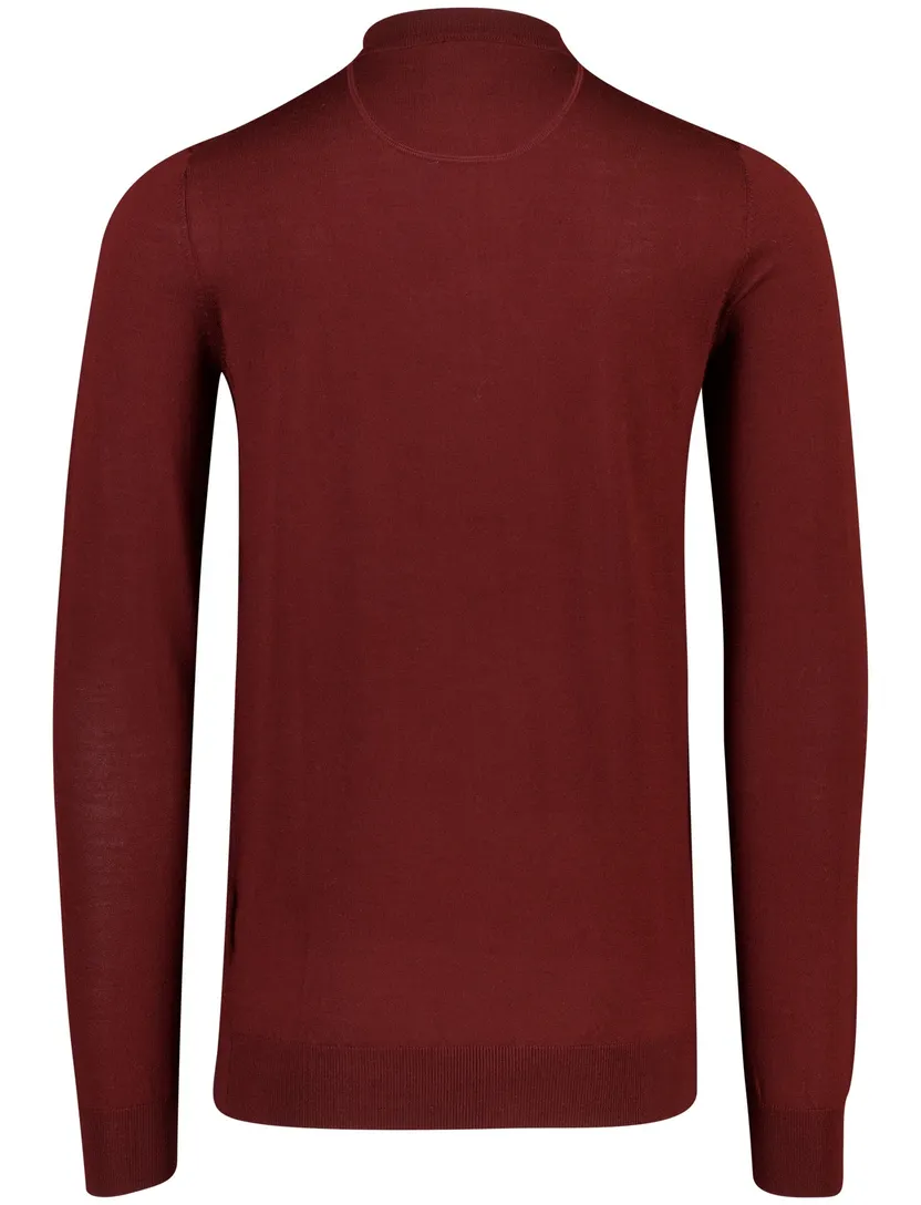 Trui Portofino bordeaux merinowol