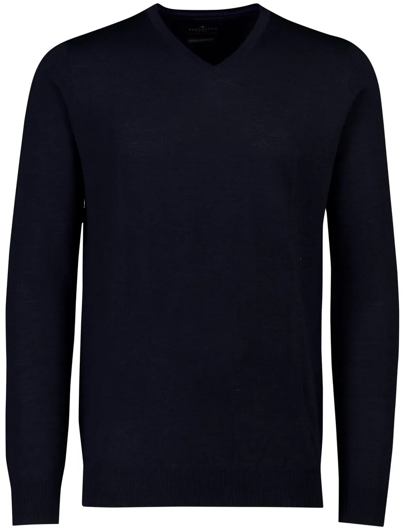 Trui Portofino donkerblauw merinowol