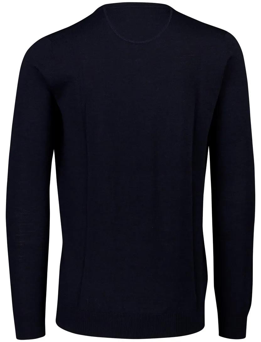 Trui Portofino donkerblauw merinowol