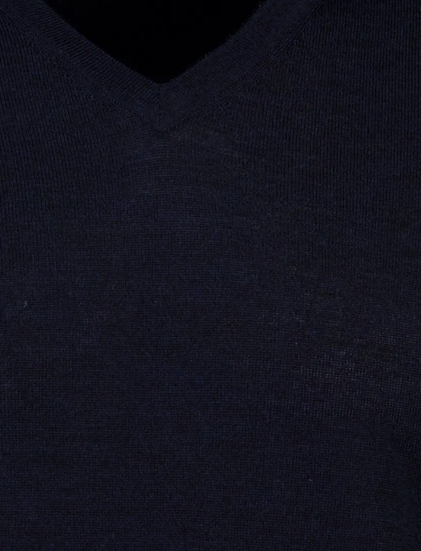 Trui Portofino donkerblauw merinowol