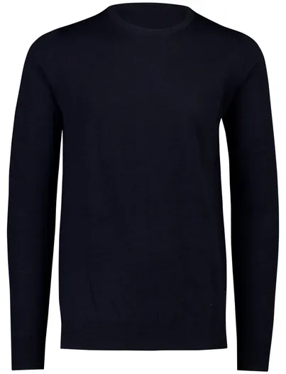 Portofino Portofino trui donkerblauw fijn gebreid ronde hals