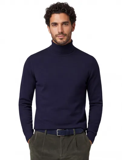 Portofino Coltrui Portofino donkerblauw merinowol