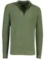 Trui Portofino groen katoen half zip