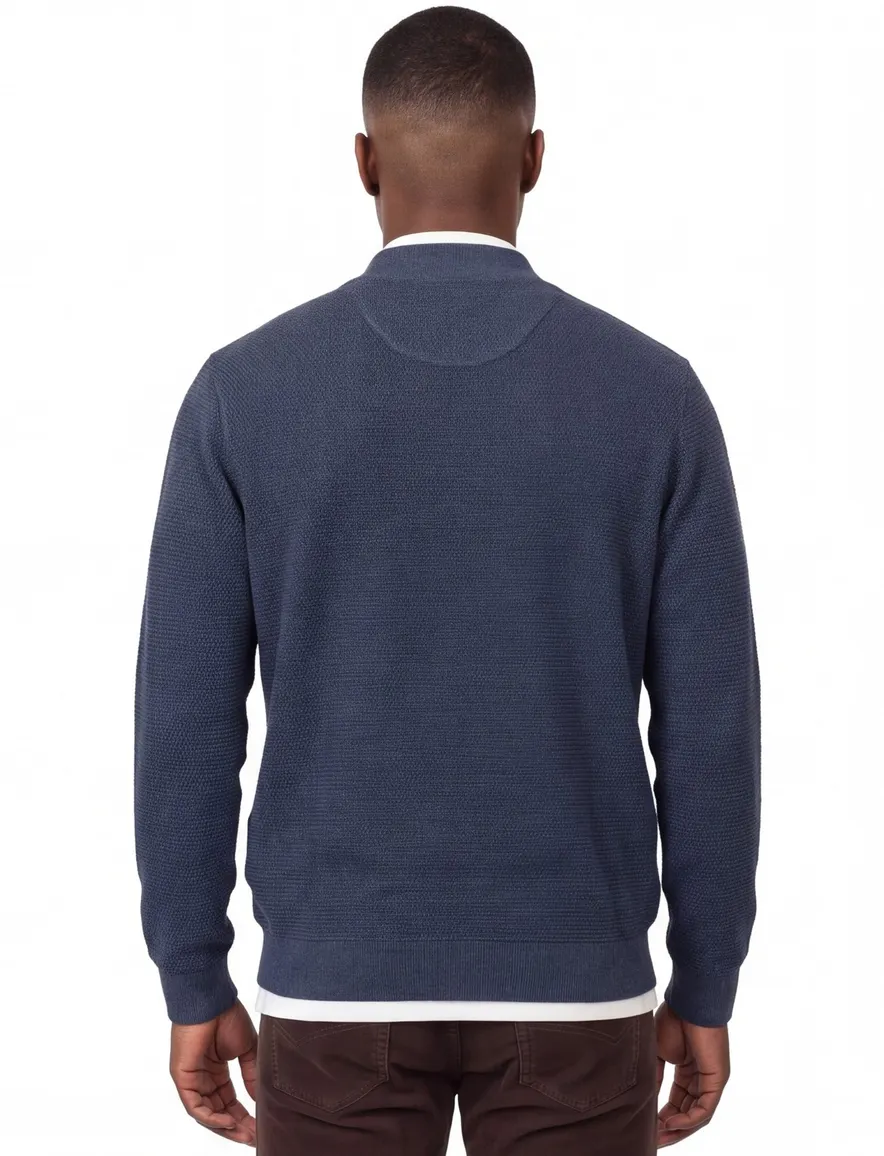 Casa Moda sweatvest donkerblauw