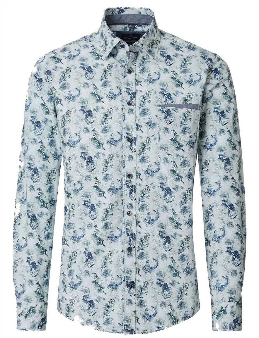 Overhemd Casa Moda blauw
