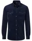 Casa Moda corduroy overshirt donkerblauw