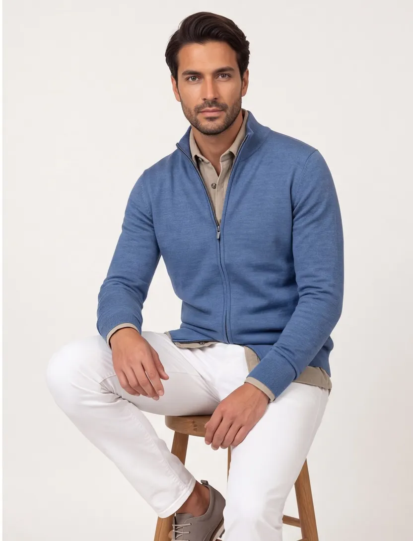 Overshirt Casa Moda beige corduroy