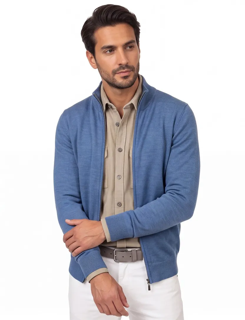 Overshirt Casa Moda beige corduroy