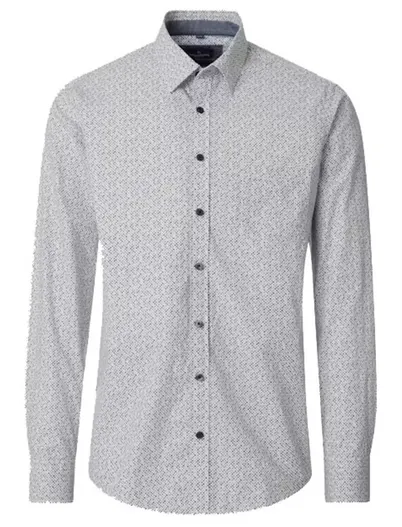 Casa Moda Casa Moda Casual Fit overhemd rood geprint