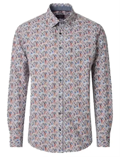 Casa Moda Overhemd Casa Moda blauw