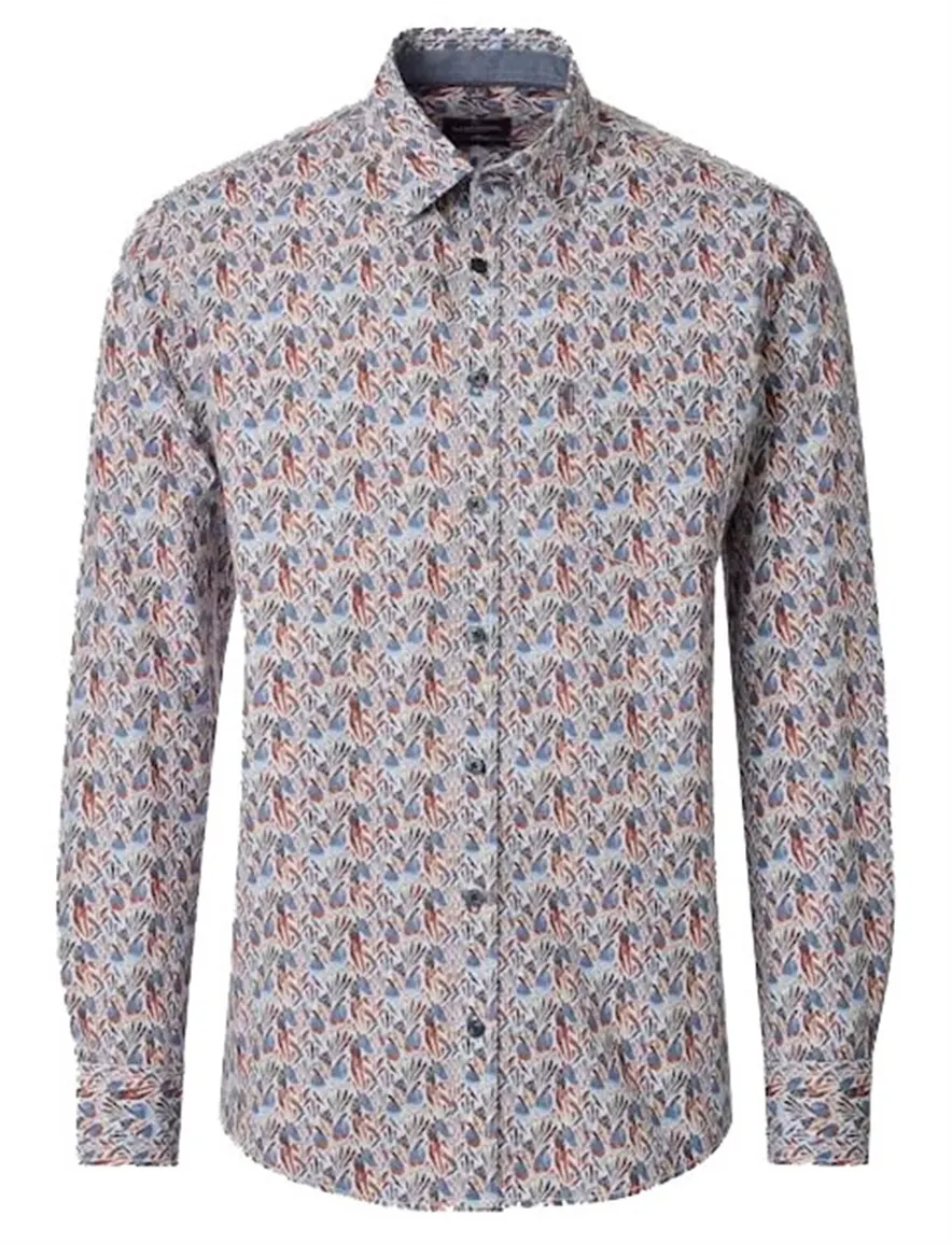 Overhemd Casa Moda blauw
