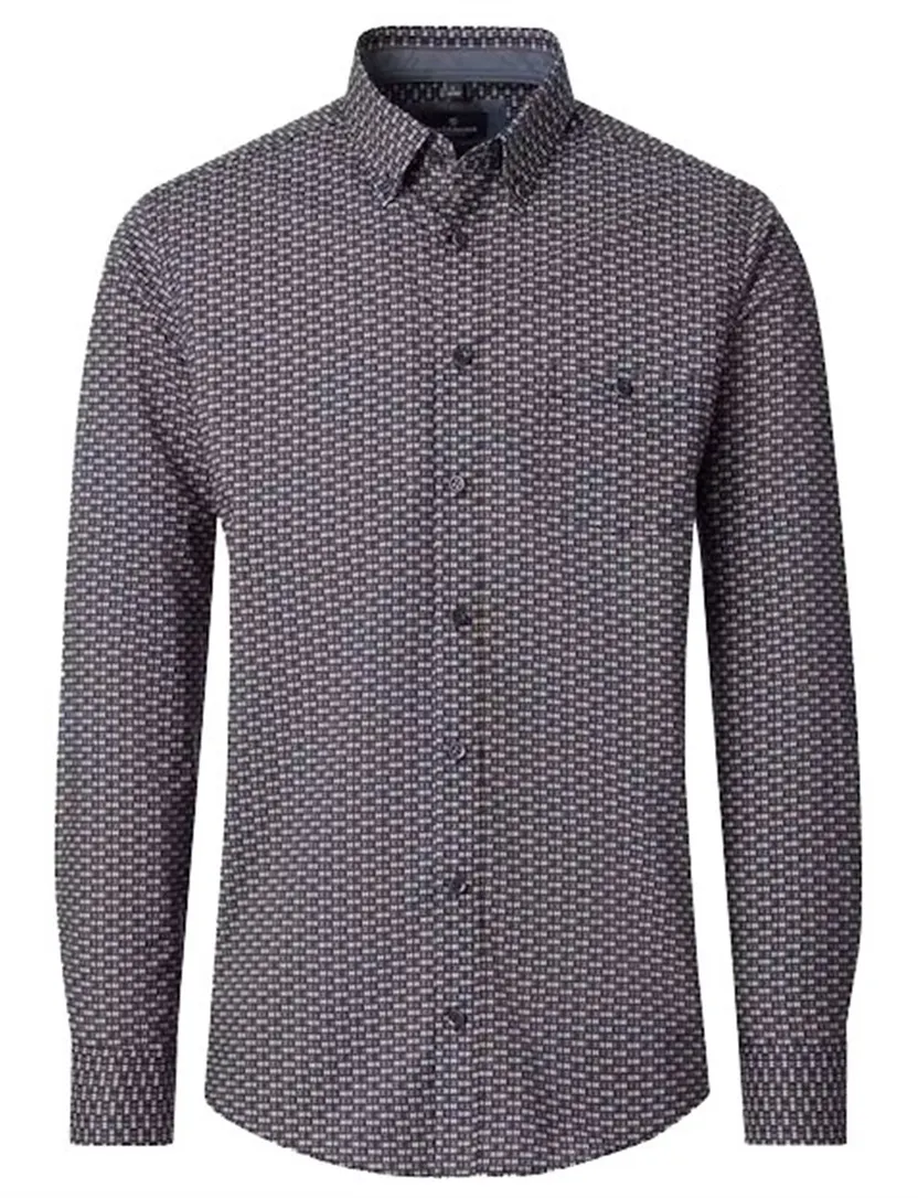 Overhemden Casa Moda Casual Fit donkerblauw