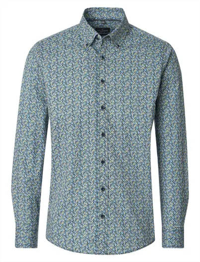Casa Moda Overhemd Casa Moda Casual Fit blauw