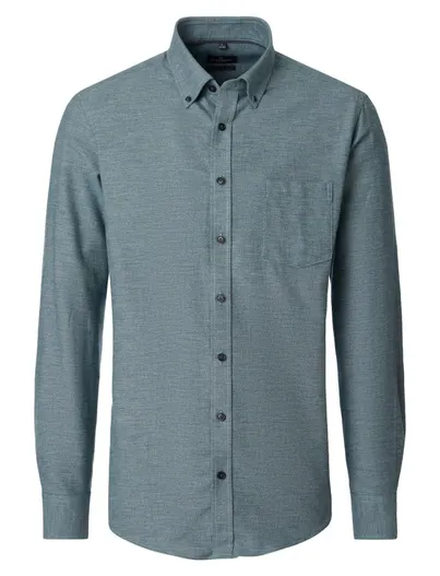Casa Moda Casa Moda Casual Fit overhemd groen