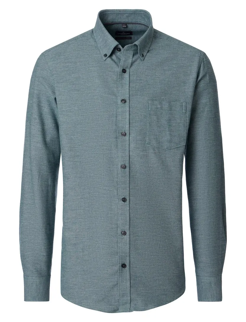 Overhemden Casa Moda Casual Fit groen