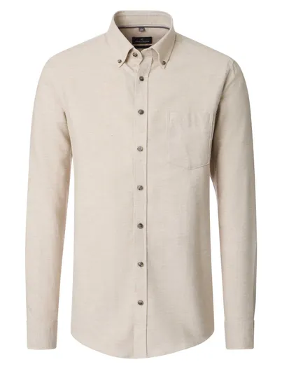 Casa Moda Overhemd Casa Moda Casual Fit beige