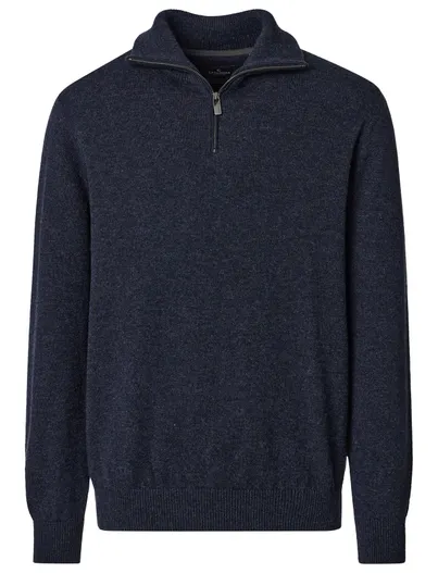 Casa Moda Trui Casa Moda donkerblauw wol