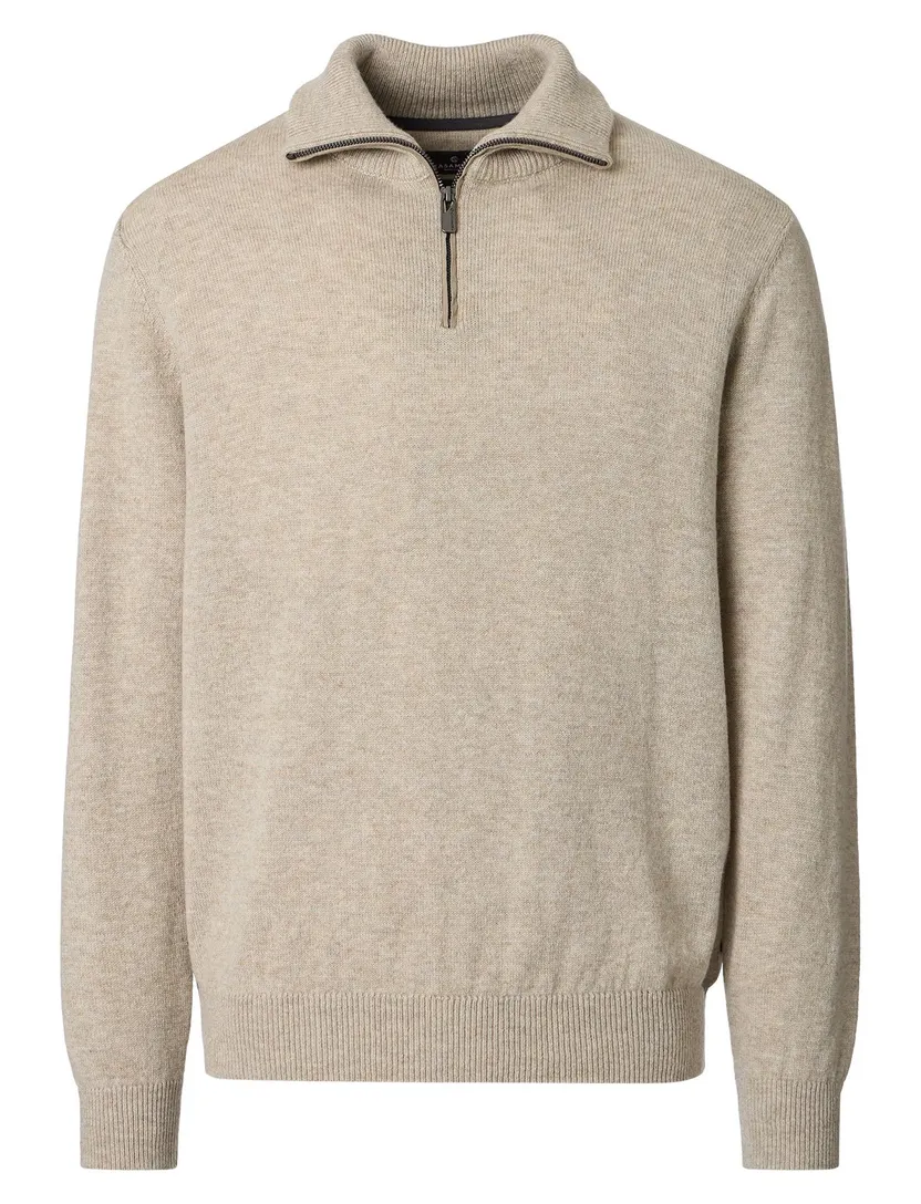 Trui Casa Moda beige lamswol