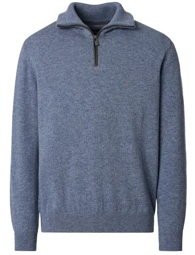 Casa Moda Trui Casa Moda blauw gebreid