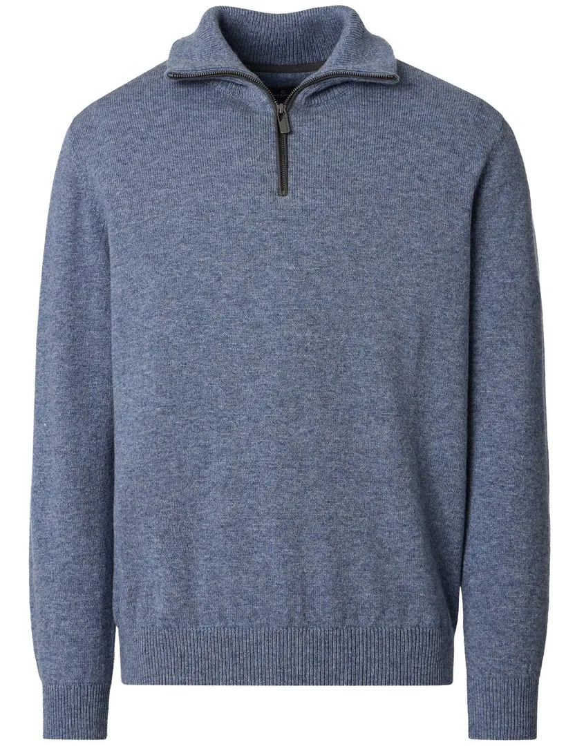 Trui Casa Moda blauw gebreid