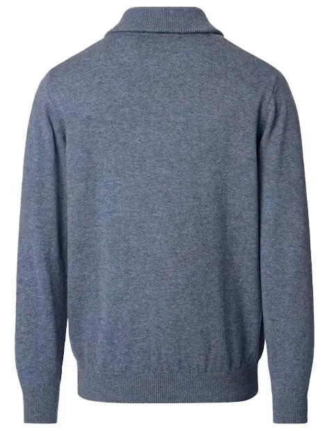 Trui Casa Moda blauw gebreid
