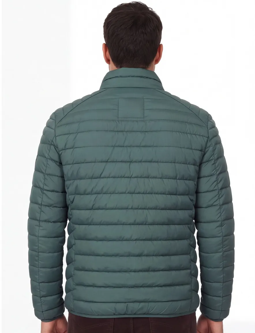 Casa Moda gewatteerde jas turquoise
