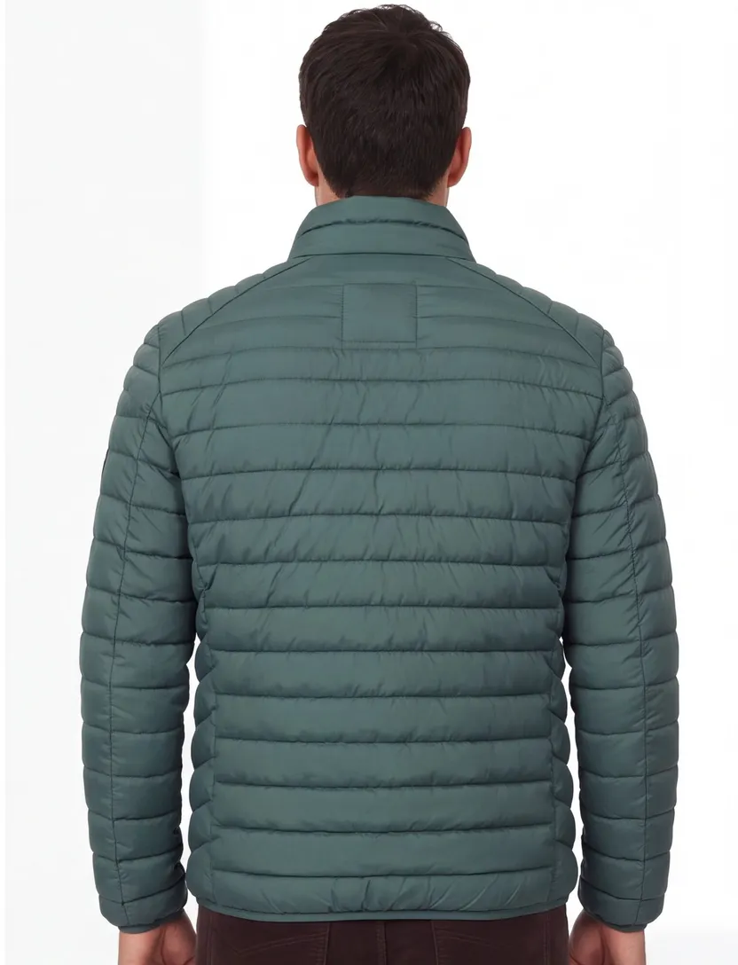 Gewatteerde jas Casa Moda turquoise