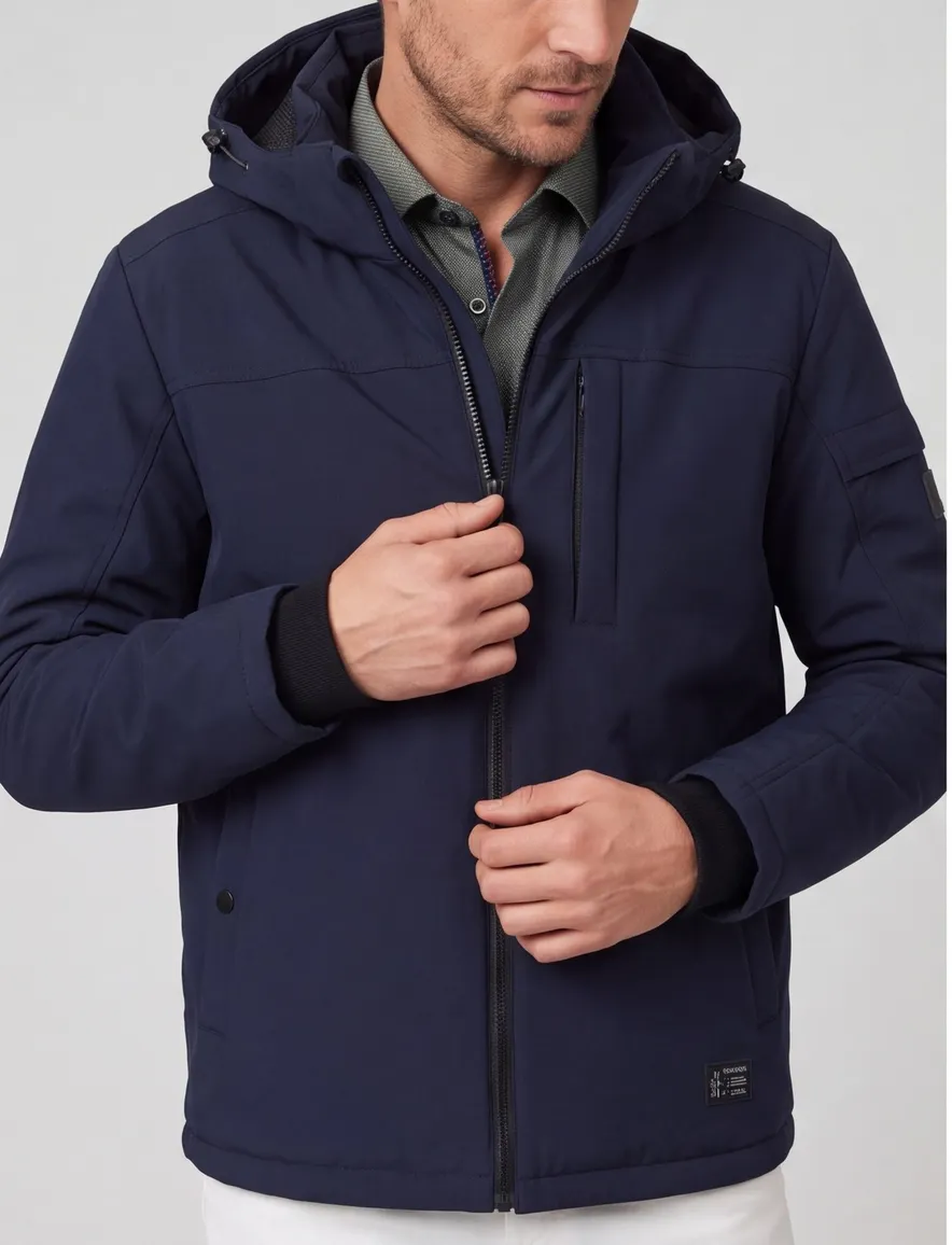 Casa Moda windjack donkerblauw