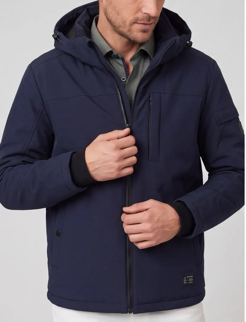 Windjacks Casa Moda donkerblauw