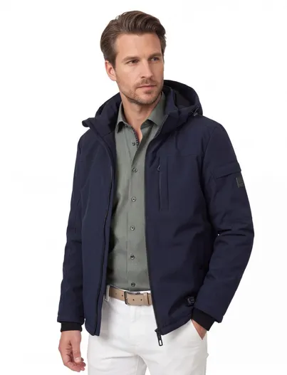 Casa Moda Windjacks Casa Moda donkerblauw